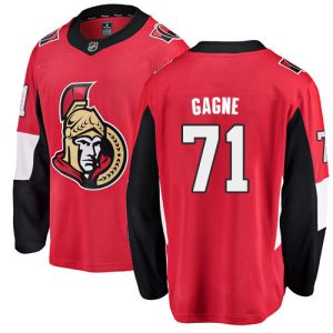 Kinder Ottawa Senators Eishockey Trikot Gabriel Gagne #71 Breakaway Rot Fanatics Branded Heim